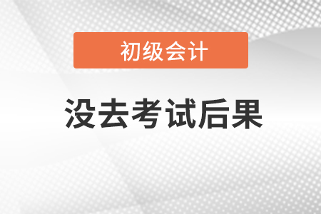 初級會計師考試沒去考試有什么后果？