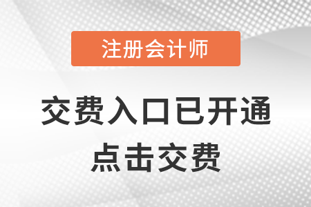 注冊會計師報名費在哪看？