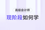 高級會計師備考已經(jīng)開始了，現(xiàn)階段該如何學習？
