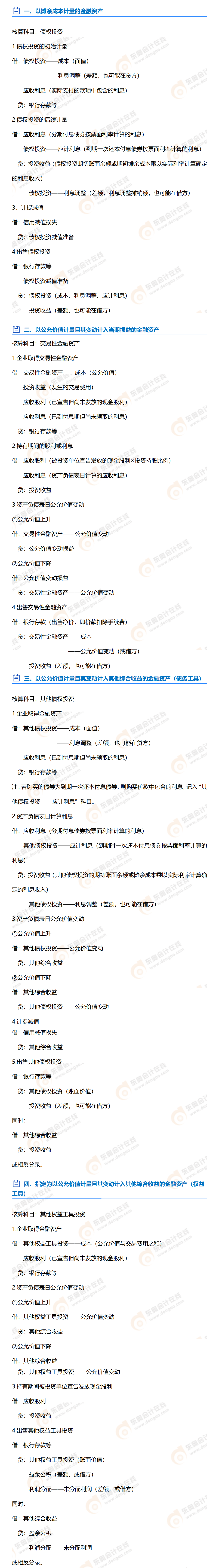 中級會計第八章分錄