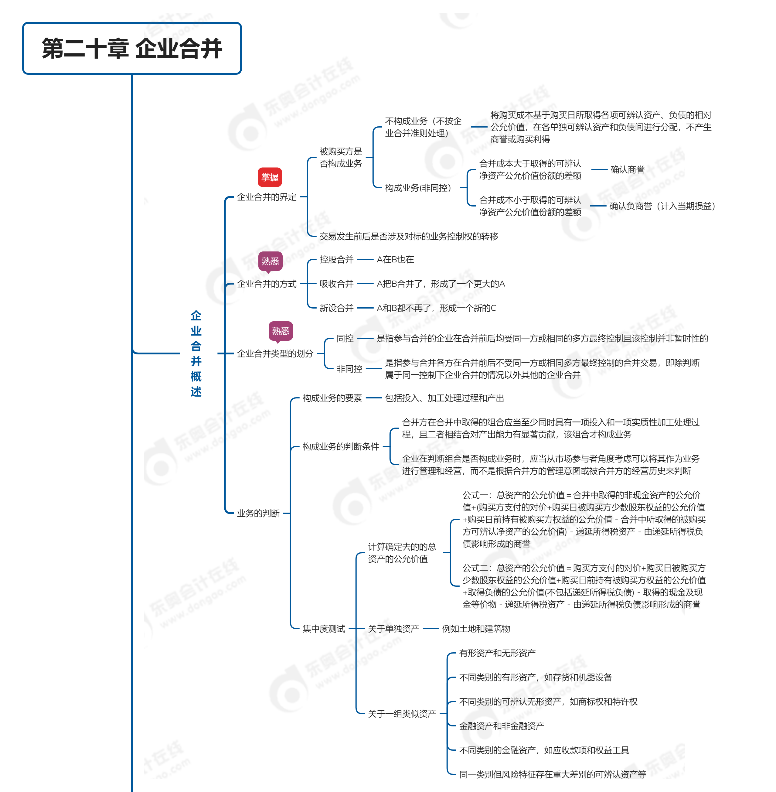 2023年《中級會計(jì)實(shí)務(wù)》第二十章思維導(dǎo)圖