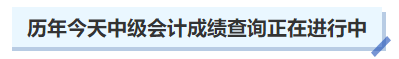 不止去年，歷年今天中級(jí)會(huì)計(jì)成績(jī)查詢正在進(jìn)行中，2023年何時(shí)開(kāi)始？