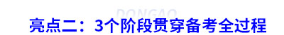 亮點二：3個階段貫穿備考全過程