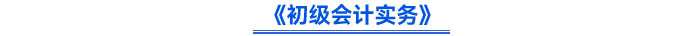 《初級會計實務(wù)》