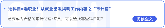 從就業出發揭曉工作內容之審計