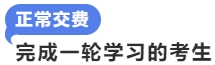 完成一輪復習的考生