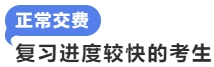 復習進度較快的考生