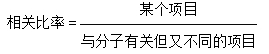 相關比率