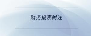 財務報表附注