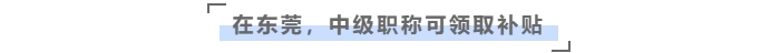 獲得中級會計職稱，在東莞最高可領6萬元補貼！