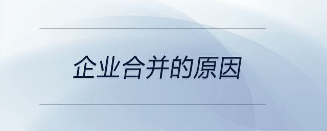 企業合并的原因