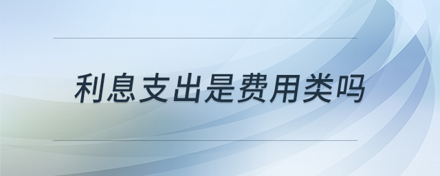 利息支出是費(fèi)用類嗎