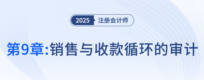 第九章銷售與收款循環的審計_2025年注會審計習題隨章演練
