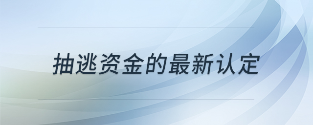 抽逃資金的最新認定