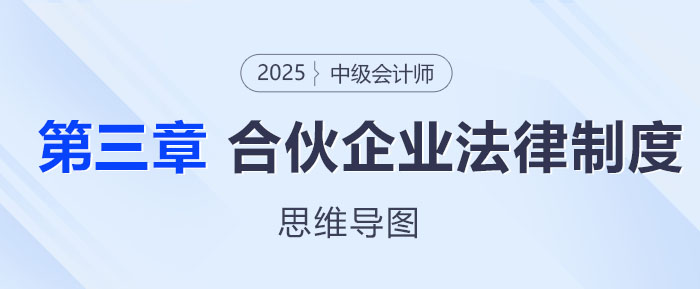 2025年中級會計經濟法思維導圖——第三章：合伙企業法律制度