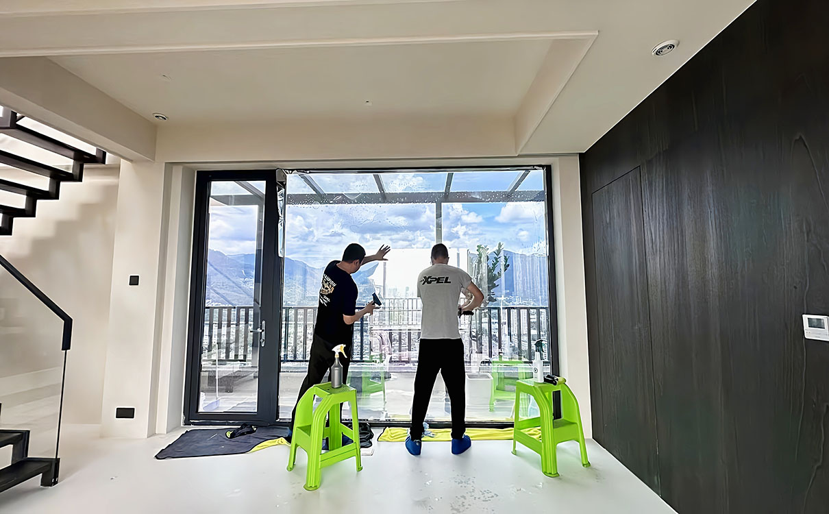怎樣貼XPEL建筑膜才不起泡？